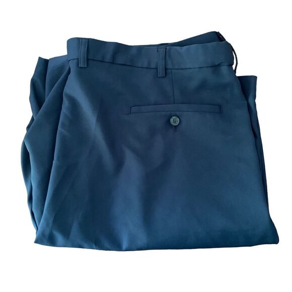 Cool 18 Pro Mens Pleat Front Performance Golf Shorts Navy Blue Sz 46 - Picture 2 of 7